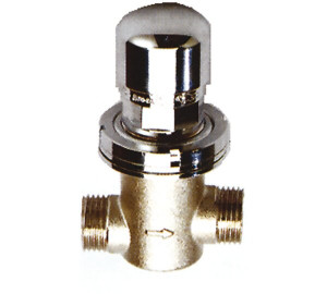 Grifo temporizado encastrable en lavamanos 1/2"