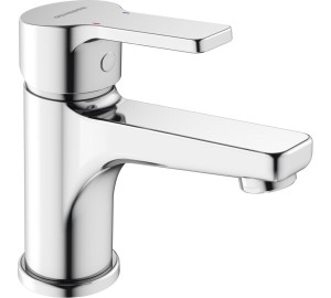Monomando de lavabo medio alto Cromado Basik