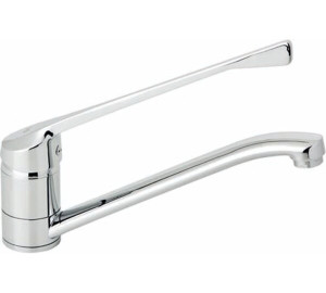 Monomando mezclador de fregadera horizontal medical Cromado