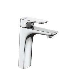 Monomando de lavabo medio alto Cromado Koral
