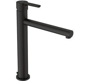 Monomando de lavabo alto Negro Oslo Black