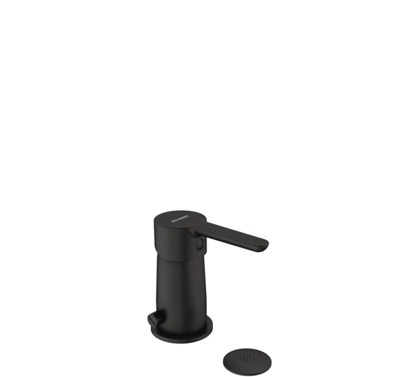 Monomando de bidé con transmisión Negro Oslo Black