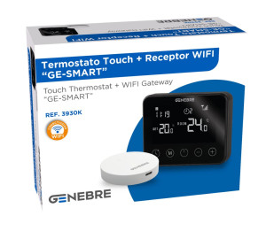 Termostato Touch + Receptor Wifi "GE-SMART"