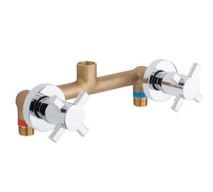 Grupo ducha empotrado 8" Cromado Kross