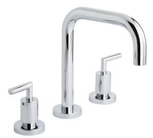 Batería de lavabo caño recto Cromado Ixo