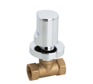 Llave de paso 1/2" Cromado Kalo